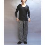 ストレッチUネックロンT メンズ Tシャツ 裏起毛 ユニセックス | 8（eight）  | 詳細画像13 