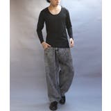 ストレッチUネックロンT メンズ Tシャツ 裏起毛 ユニセックス | 8（eight）  | 詳細画像15 