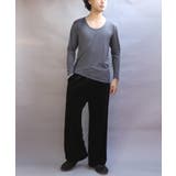 ストレッチUネックロンT メンズ Tシャツ 裏起毛 ユニセックス | 8（eight）  | 詳細画像21 