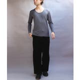 ストレッチUネックロンT メンズ Tシャツ 裏起毛 ユニセックス | 8（eight）  | 詳細画像22 