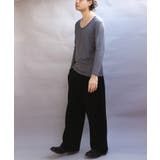 ストレッチUネックロンT メンズ Tシャツ 裏起毛 ユニセックス | 8（eight）  | 詳細画像24 