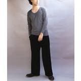 ストレッチUネックロンT メンズ Tシャツ 裏起毛 ユニセックス | 8（eight）  | 詳細画像27 