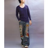 ストレッチUネックロンT メンズ Tシャツ 裏起毛 ユニセックス | 8（eight）  | 詳細画像32 