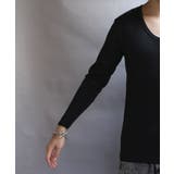 ストレッチUネックロンT メンズ Tシャツ 裏起毛 ユニセックス | 8（eight）  | 詳細画像43 