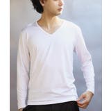 ストレッチVネックロンT メンズ Ｔシャツ ロング 裏起毛  | 8（eight）  | 詳細画像2 