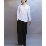 ストレッチVネックロンT メンズ Ｔシャツ ロング 裏起毛  | 8（eight）  | 詳細画像6 