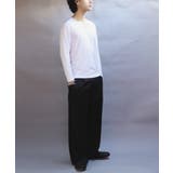 ストレッチVネックロンT メンズ Ｔシャツ ロング 裏起毛  | 8（eight）  | 詳細画像9 