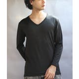 ストレッチVネックロンT メンズ Ｔシャツ ロング 裏起毛  | 8（eight）  | 詳細画像11 
