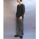 ストレッチVネックロンT メンズ Ｔシャツ ロング 裏起毛  | 8（eight）  | 詳細画像16 