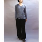 ストレッチVネックロンT メンズ Ｔシャツ ロング 裏起毛  | 8（eight）  | 詳細画像21 