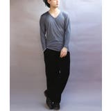 ストレッチVネックロンT メンズ Ｔシャツ ロング 裏起毛  | 8（eight）  | 詳細画像26 