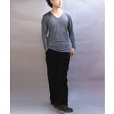 ストレッチVネックロンT メンズ Ｔシャツ ロング 裏起毛  | 8（eight）  | 詳細画像27 