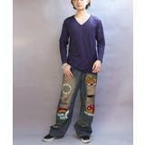 ストレッチVネックロンT メンズ Ｔシャツ ロング 裏起毛  | 8（eight）  | 詳細画像31 