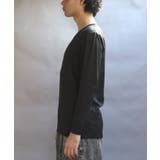 ストレッチVネックロンT メンズ Ｔシャツ ロング 裏起毛  | 8（eight）  | 詳細画像37 