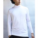 ホワイト | タートルネック メンズ タートル インナー 裏起毛 ストレッチ | 8(eight)