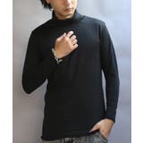 ブラック | タートルネック メンズ タートル インナー 裏起毛 ストレッチ | 8(eight)