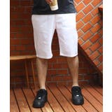 ホワイト | チノショートパンツ メンズ ハーフパンツ コットン ストレッチ | 8(eight)