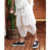 サルエルパンツ メンズ サルエル クロップドパンツ リネン 涼しい  | 8（eight）  | 詳細画像1 