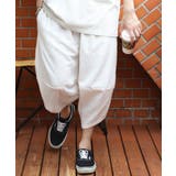 サルエルパンツ メンズ サルエル クロップドパンツ リネン 涼しい  | 8（eight）  | 詳細画像2 