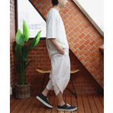 サルエルパンツ メンズ サルエル クロップドパンツ リネン 涼しい  | 8（eight）  | 詳細画像6 