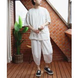 サルエルパンツ メンズ サルエル クロップドパンツ リネン 涼しい  | 8（eight）  | 詳細画像8 