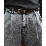 ダークブラウン | ウエスタンベルト メンズ レザーベルト PUレザー バックル | 8（eight） 