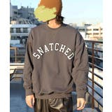 スモーキーブラックA | カレッジロゴトレーナー メンズ ビッグ | 8(eight)
