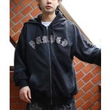 スプレー加工ジップパーカー メンズ グラフィック ヴィンテージ | 8（eight）  | 詳細画像4 