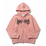 ピンク | 製品加工ロゴジップパーカー メンズ パーカー ショート丈  | 8（eight） 