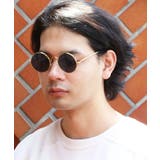 ゴールド/ブラック | 丸メタルサングラス メンズ レディース 伊達メガネ | 8(eight)