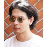 ゴールド/ライトグリーン | 丸メタルサングラス メンズ レディース 伊達メガネ | 8(eight)