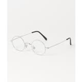 シルバー×クリア | 丸メタルフレームサングラス メンズ レディース 専用ケース付き | 8(eight)