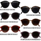 ボストンサングラス メンズ レディース 伊達めがね 黒縁眼鏡 | 8(eight) | 詳細画像4
