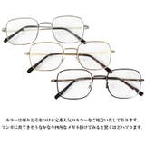 スクエアメタルサングラス メンズ レディース 伊達めがね | 8(eight) | 詳細画像2