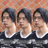 スクエアメタルサングラス メンズ レディース 伊達めがね | 8(eight) | 詳細画像7