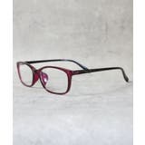 パープル×ダークパープル/クリア | スクエアサングラス メンズ レディース ブルーライトカット ケース付き | 8(eight)