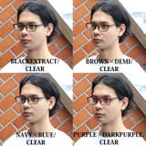 スクエアサングラス メンズ レディース ブルーライトカット ケース付き | 8(eight) | 詳細画像8