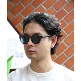 オーバルサングラス メンズ レディース 黒ぶち眼鏡 伊達メガネ | 8（eight）  | 詳細画像3 