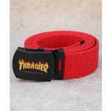 レッド | THRASHER フルカラープリントGIベルト メンズ ベルト レディース | 8(eight)