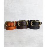 レザーバックルベルト メンズ ベルト 革 皮 35mm シワ加工  | 8（eight）  | 詳細画像10 