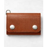 ダークブラウン | トラッカーウォレット Wフラップショート メンズ 財布 栃木レザー | 8（eight） 