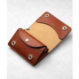 トラッカーウォレット Wフラップショート メンズ 財布 栃木レザー | 8（eight）  | 詳細画像6 