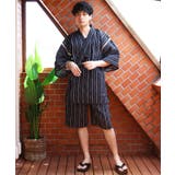 ブラック | 甚平 メンズ じんべい | 8(eight)