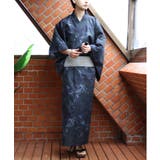 獅子雲花鳥ネイビー | 浴衣 3点セット 浴衣 | 8（eight） 