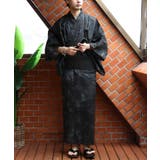 獅子雲花鳥ブラック | 浴衣 3点セット 浴衣 | 8（eight） 