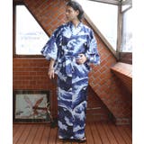 浪裏(紺地) | 浴衣 メンズ ゆかた 日本製 帯付き 夏 花火大会 | 8(eight)