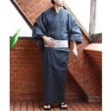 キナリ | しじら浴衣 2点セット メンズ 浴衣 帯セット 花火大会 和柄 | 8(eight)