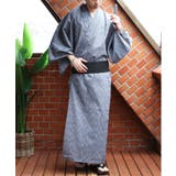 しじら浴衣 2点セット メンズ 浴衣 帯セット 花火大会 和柄 | 8(eight) | 詳細画像27