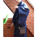 印伝調 ファスナーポシェット メンズ 信玄袋 浴衣 花火大会に | 8(eight) | 詳細画像15