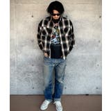 オンブレチェックシャツ メンズ シャツ 長袖 アメカジ ストリート  | 8（eight）  | 詳細画像12 